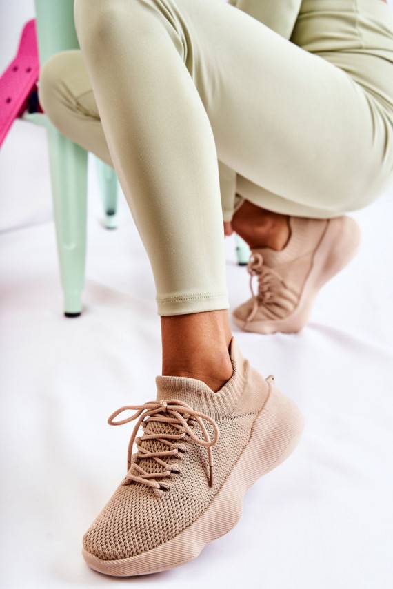 Įsispiriamo modelio sportiniai bateliai   smėlio spalvos Dalmiro