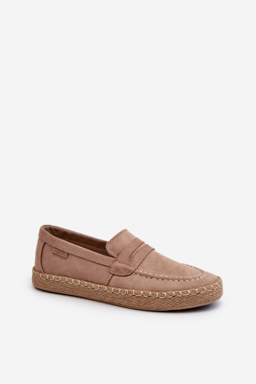 Eko Zomšinės espadrilės  Big Star NN174049 smėlio spalvos 2