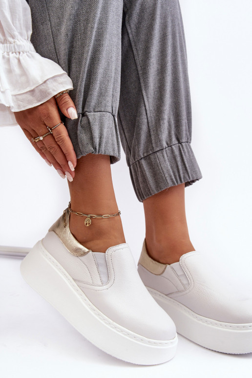   sportiniai bateliai   su platforma baltos spalvos Lemar Manish