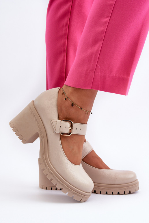 Zazoo 20166   Bateliai smėlio spalvos