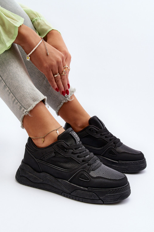   Sneakers modelio batai Big Star NN274666 juodos spalvos