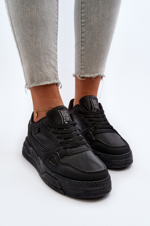   Sneakers modelio batai Big Star NN274666 juodos spalvos