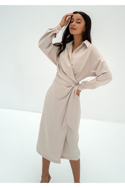 Emily - dramblio kaulo spalvos suknelė