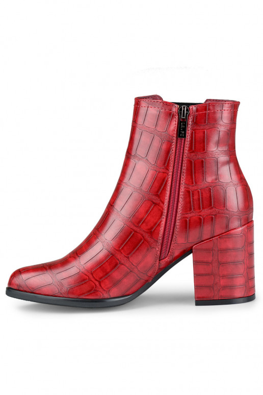 Raudoni eko odos bateliai Blaise