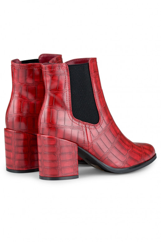 Raudoni eko odos bateliai Blaise