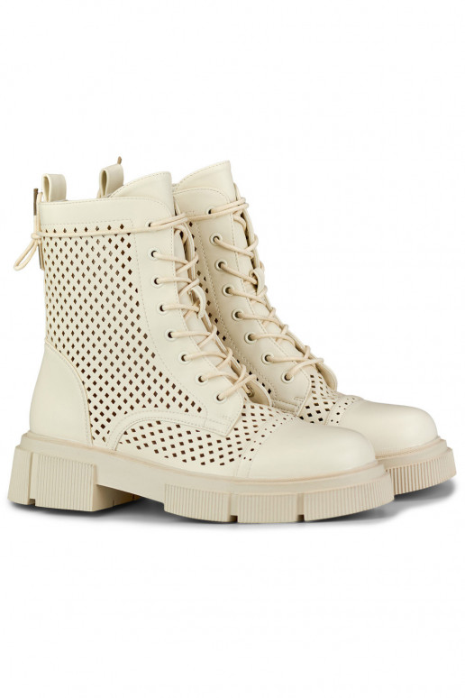 Moteriški ažūriniai smėlio spalvos...