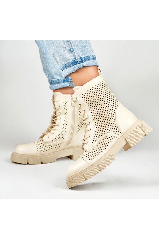 Moteriški ažūriniai smėlio spalvos...