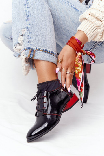   Aulinukai   04744-16 Juodos ir-raudonos spalvos 2