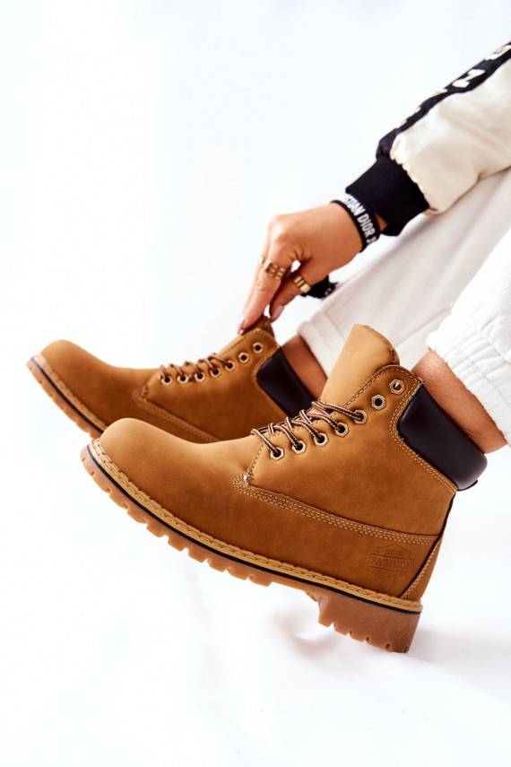   batai pašiltinti smėlio spalvos Crush