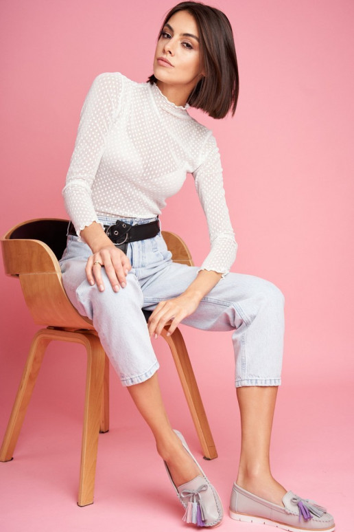 Mokasinai su kutais pilkos spalvos...