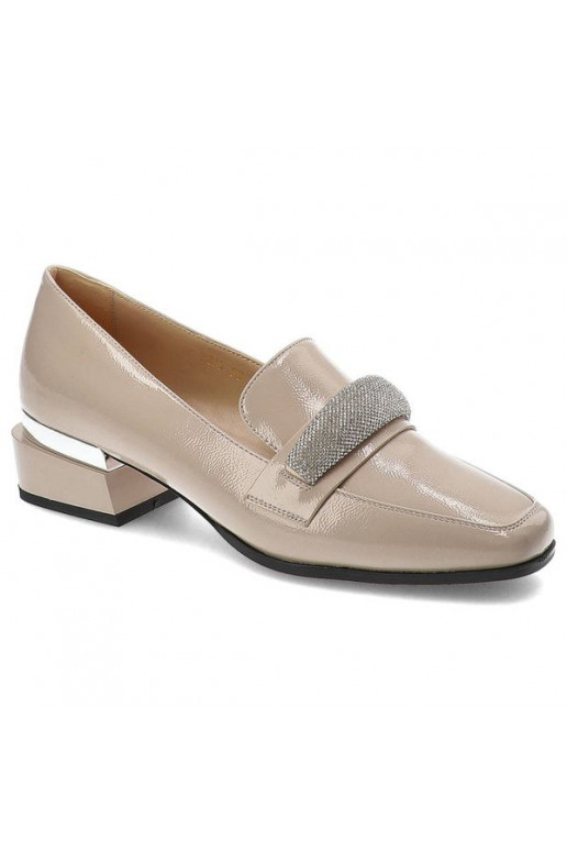 Lakuoti mokasinai su cirkonio...