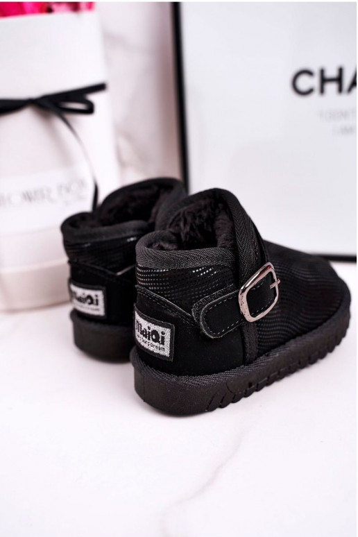 Vaikiški sniego batai juodos spalvos
