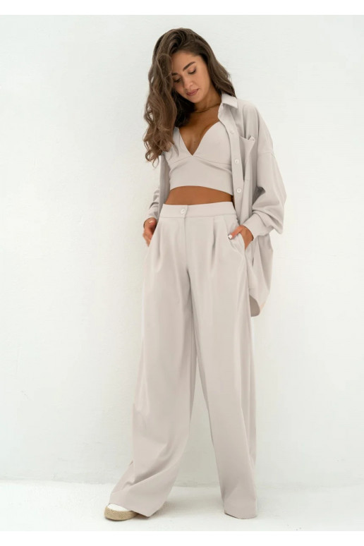 Tammy - balti platūs marškiniai Tammy - balti platūs marškiniai