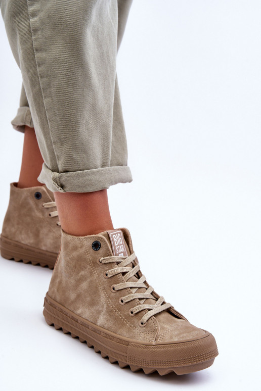 Laisvalaikio bateliai Big Star  pašiltinti smėlio spalvos GG274071