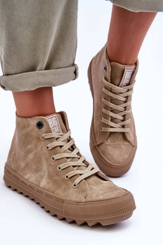 Laisvalaikio bateliai Big Star  pašiltinti smėlio spalvos GG274071