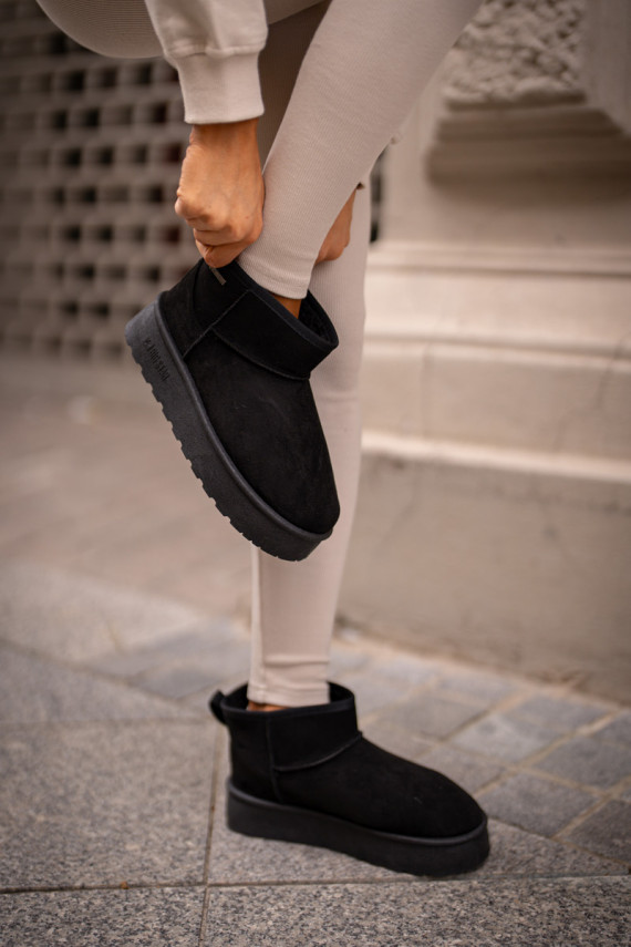 Žemas sniego batai su platforma Big Star OO274A099 juodos spalvos