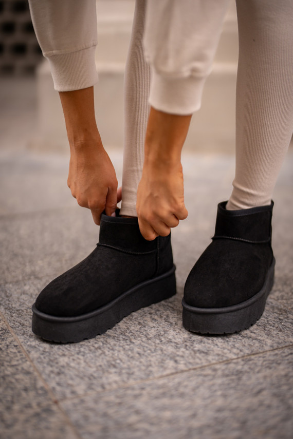 Žemas sniego batai su platforma Big Star OO274A099 juodos spalvos