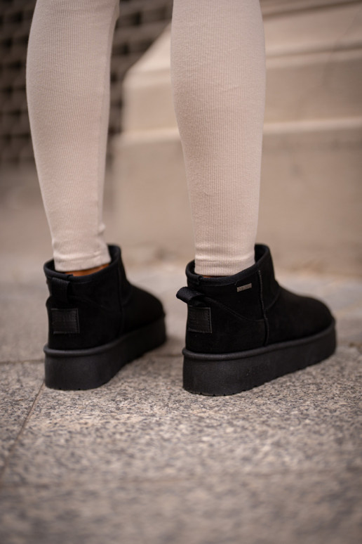 Žemas sniego batai su platforma Big Star OO274A099 juodos spalvos