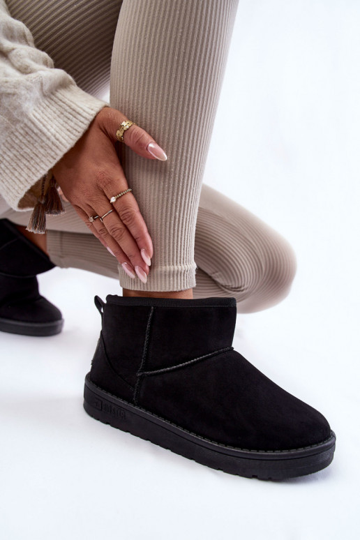   pašiltinti sniego batai Big Star KK274288 juodos spalvos