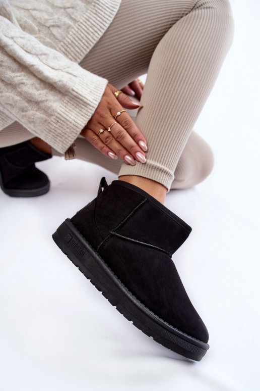   pašiltinti sniego batai Big Star KK274288 juodos spalvos