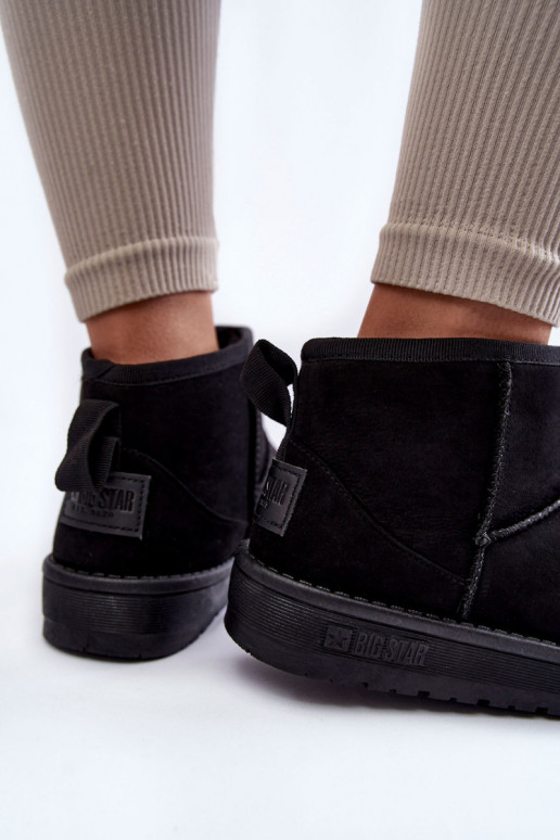   pašiltinti sniego batai Big Star KK274288 juodos spalvos