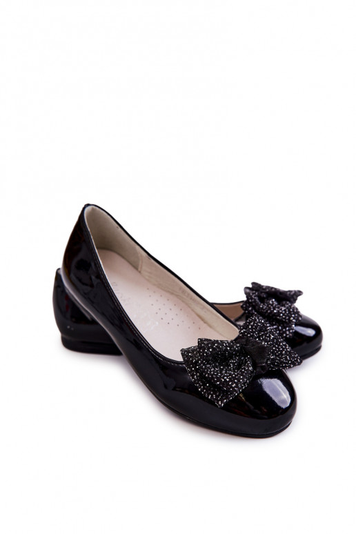 Balerinukės su kaspinais juodos spalvos Zolly Balerinukės su kaspinais juodos spalvos Zolly