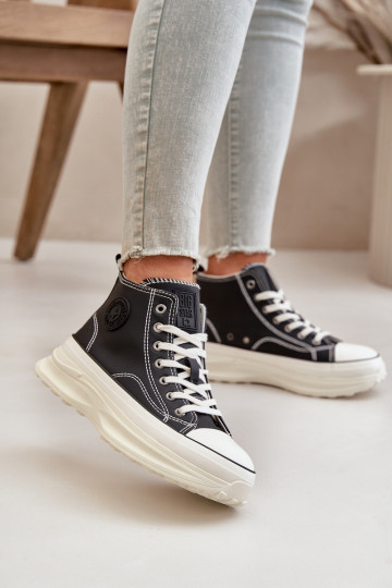 Moteriški sneakers batai su madingais masyviais padais rožinės spalvos 2