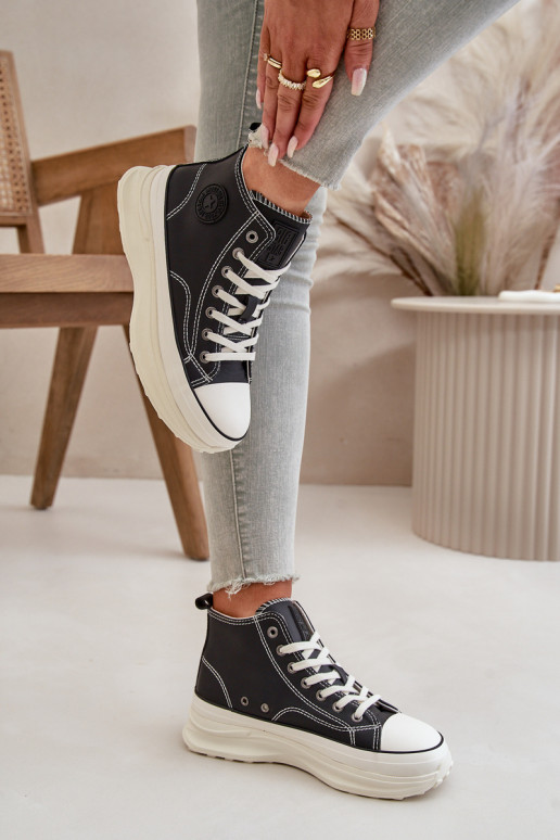 Moteriški sneakers batai su madingais masyviais padais rožinės spalvos