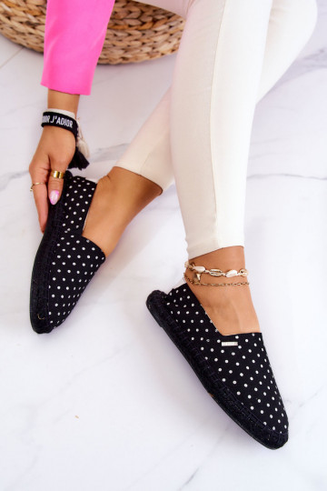 Moteriškos espadrilės su taškeliais Big Star JJ274867 juodos spalvos 2
