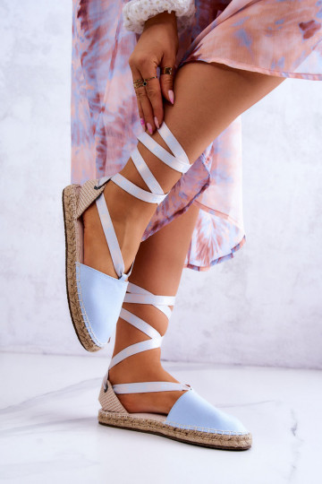 Moteriškos Suvarstomos espadrilės Big Star JJ274863 mėlynos spalvos 2
