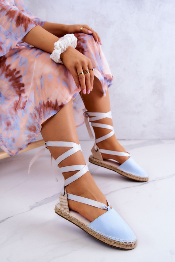 Moteriškos Suvarstomos espadrilės Big Star JJ274863 mėlynos spalvos