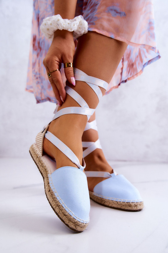 Moteriškos Suvarstomos espadrilės Big Star JJ274863 mėlynos spalvos