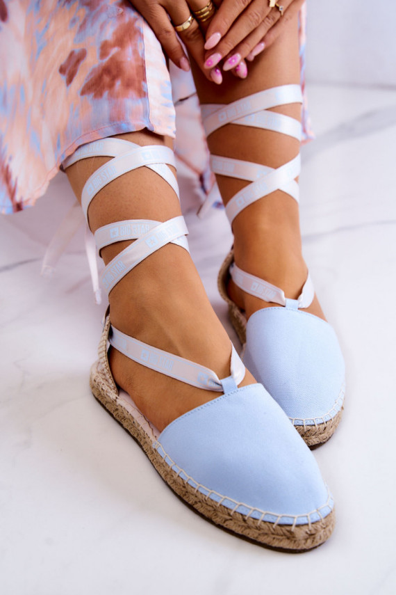 Moteriškos Suvarstomos espadrilės Big Star JJ274863 mėlynos spalvos