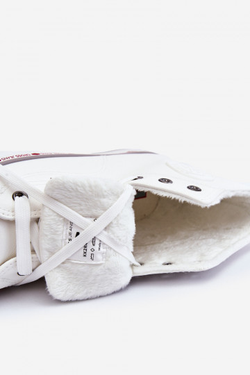 Moteriškos Aukštas pašiltinti laisvalaikio batai Cross Jeans KK2R4044C baltos spalvos 2