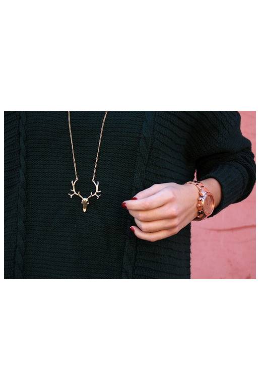Kaklo papuošalas "Deer V"