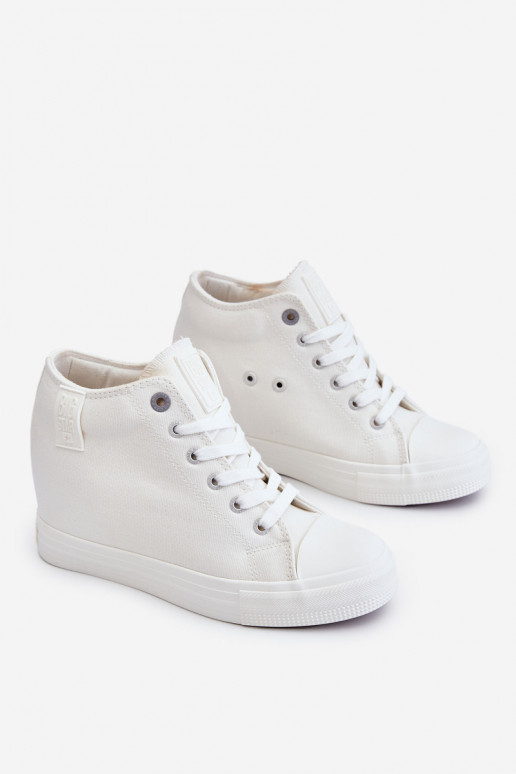 laisvalaikio batai su auliuku Apie Hidden Wedgie Big Star LL274035 baltos spalvos