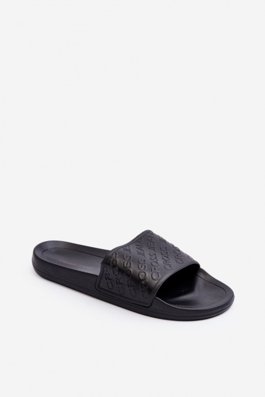 Moteriškos Šlepetės Cross Jeans FF2R4153C juodos spalvos