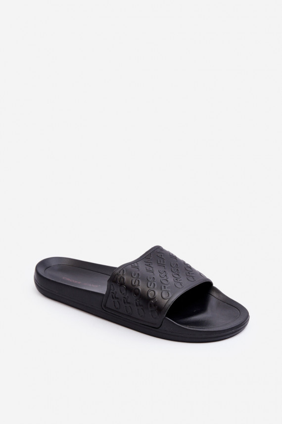 Moteriškos Šlepetės Cross Jeans FF2R4153C juodos spalvos