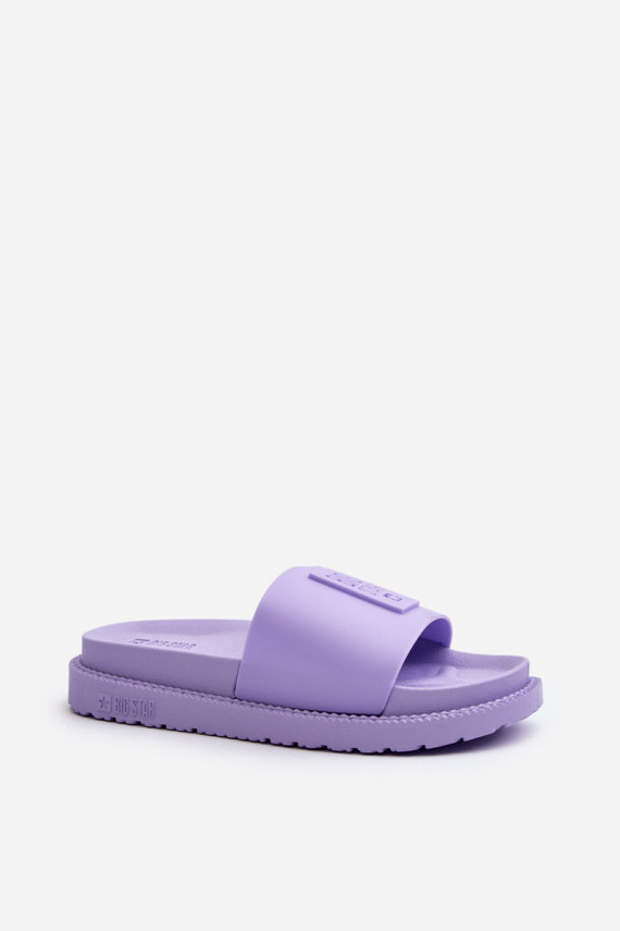 Moteriškos šlepetės Big Star LL274426 Violetinės spalvos