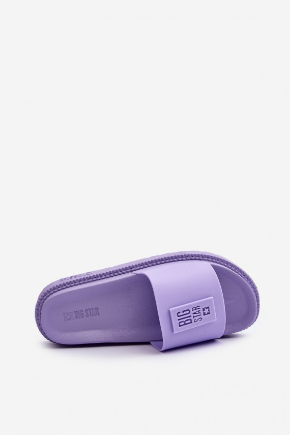 Moteriškos šlepetės Big Star LL274426 Violetinės spalvos