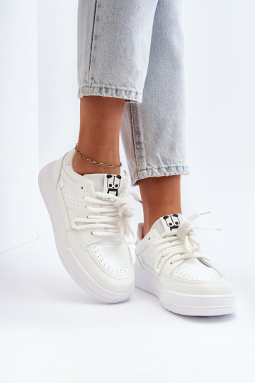Moteriškos Sneakers modelio batai Eko Oda baltos spalvos Avanalis 2