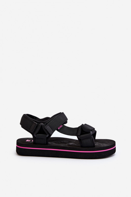 Moteriškos basutės su platforma Lee Cooper LCW-24-05-2751L juodos spalvos