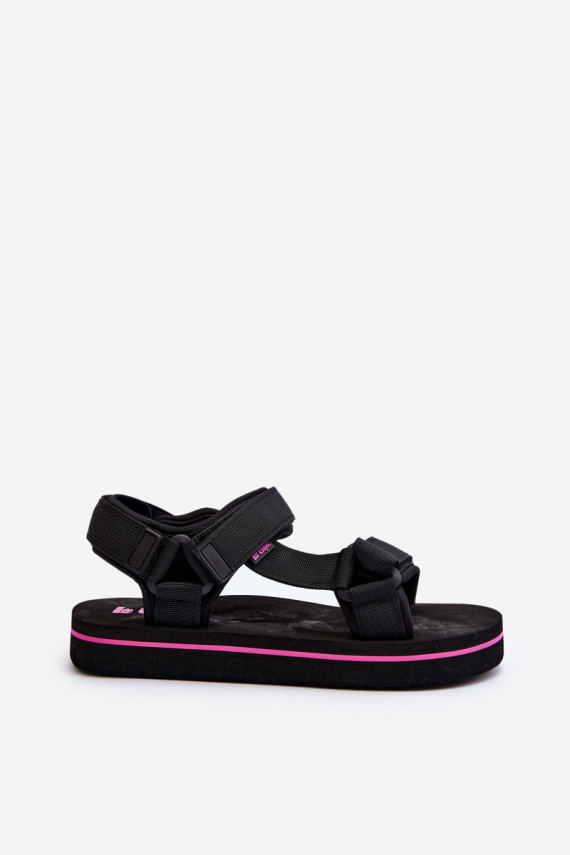 Moteriškos basutės su platforma Lee Cooper LCW-24-05-2751L juodos spalvos