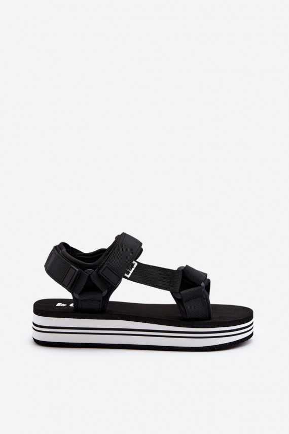 Moteriškos basutės su platforma Lee Cooper LCW-24-05-2753 juodos spalvos