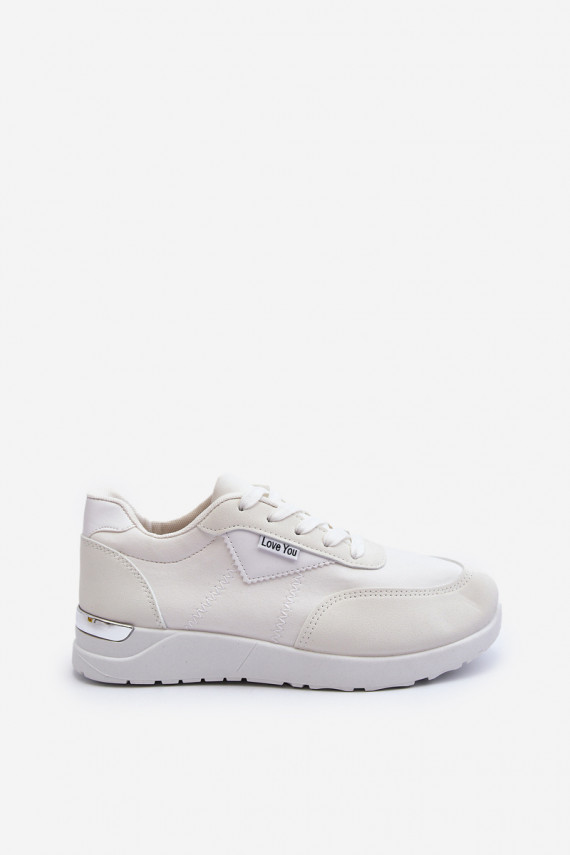 sportiniai bateliai Sneakers modelio batai Moteriškos baltos spalvos Vovella