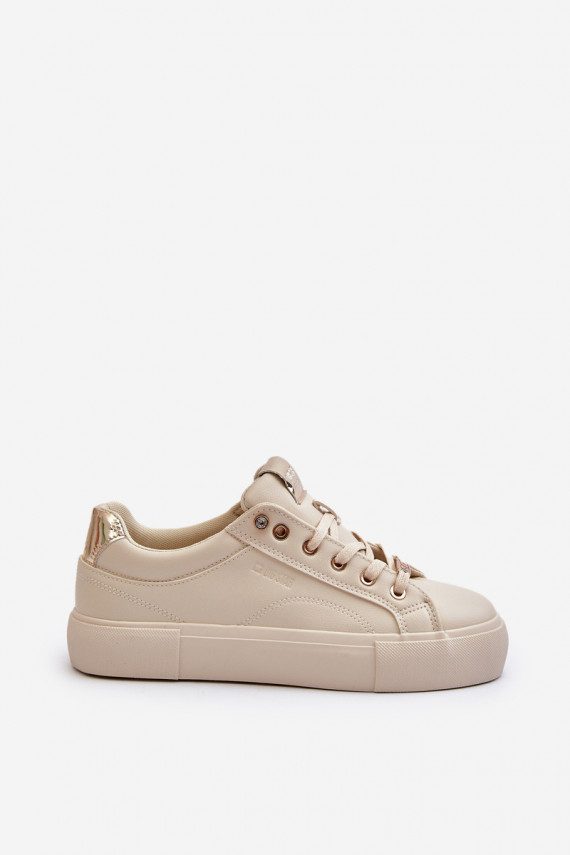 Moteriškos Sneakers modelio batai Big Star NN274210 smėlio spalvos