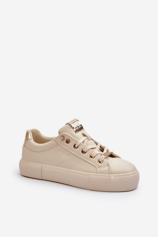 Moteriškos Sneakers modelio batai Big Star NN274210 smėlio spalvos