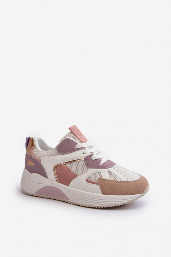 Sneakers modelio batai Moteriškos su platforma Violetinės spalvos Lenivia