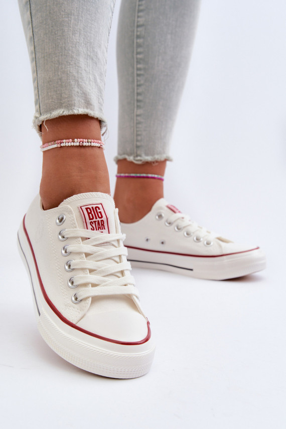 Žemas Laisvalaikio bateliai Big Star NN274274 baltos spalvos