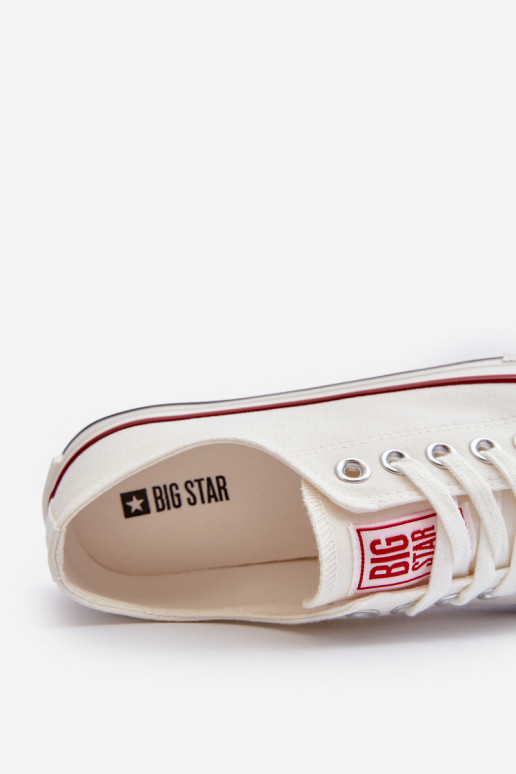 Žemas Laisvalaikio bateliai Big Star NN274274 baltos spalvos